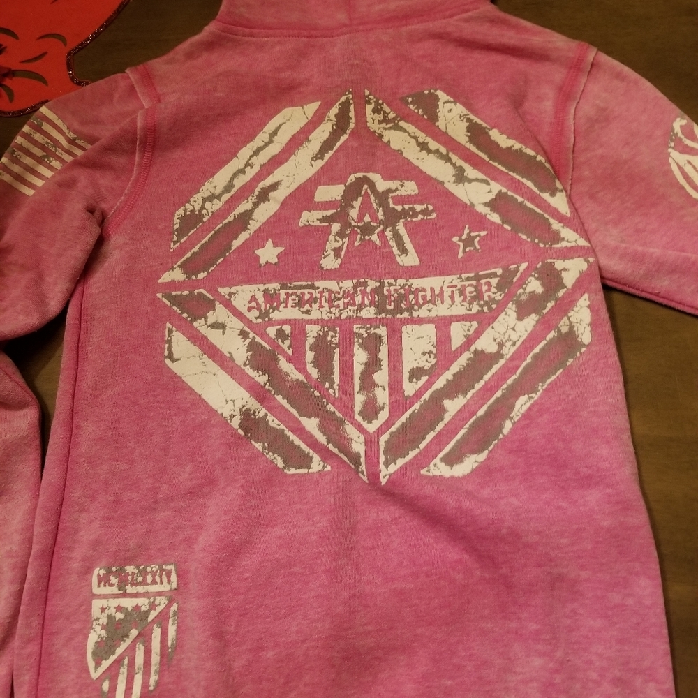 American fighter zip hoodie